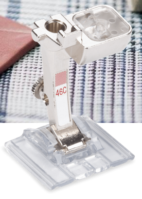Foot #46C NEW Pintuck & Decorative Stitch w/Clear Sole
