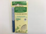 Clover Blue Flower Head Pins