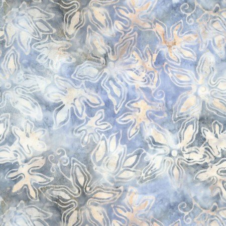 Timeless Treasures Tonga Cloud Batik White 100/% cotton fabric by the yard
