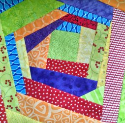 How To Construct A Log Cabin Quilt Block