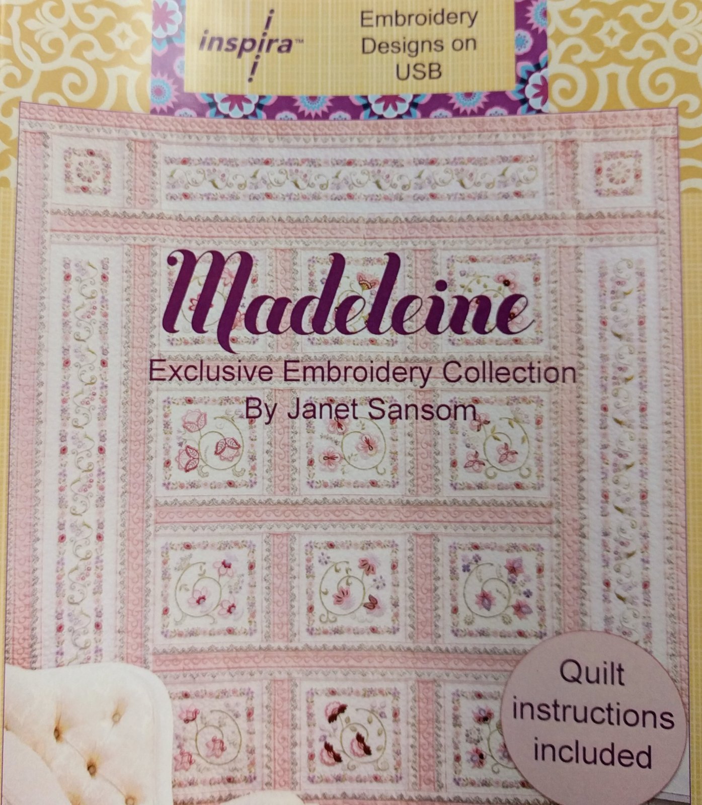 Madeleine Exclusive Embroidery Collection By Janet Sansom