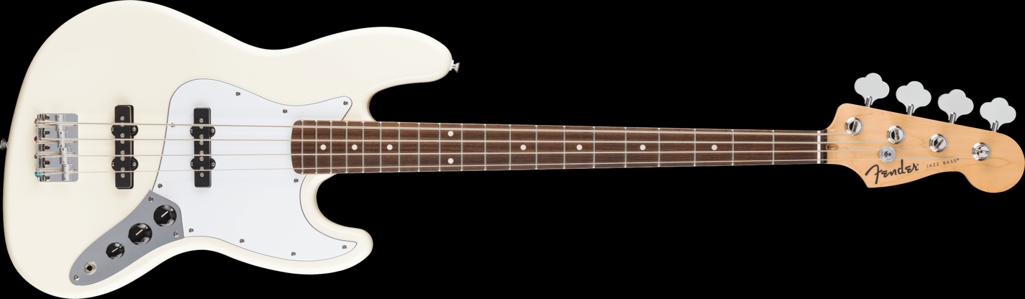Fender Jazz Bass ホワイトストラップ付き　レフティー American Vintage II 1966 Jazz Bass Olympic White #V2320799