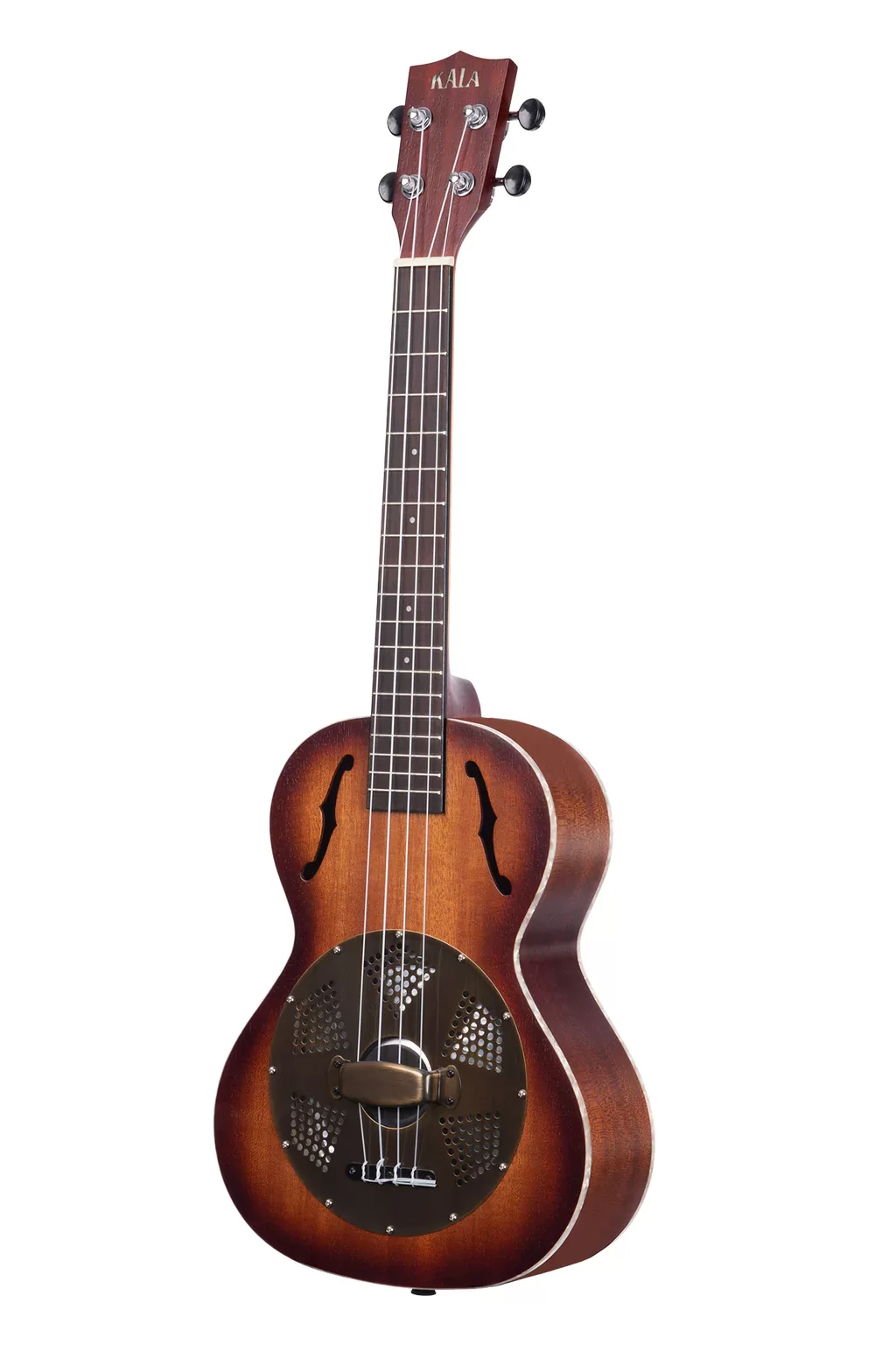 Kala KARESBRS2006 Resonator Brass Tenor Uke - 810054341277