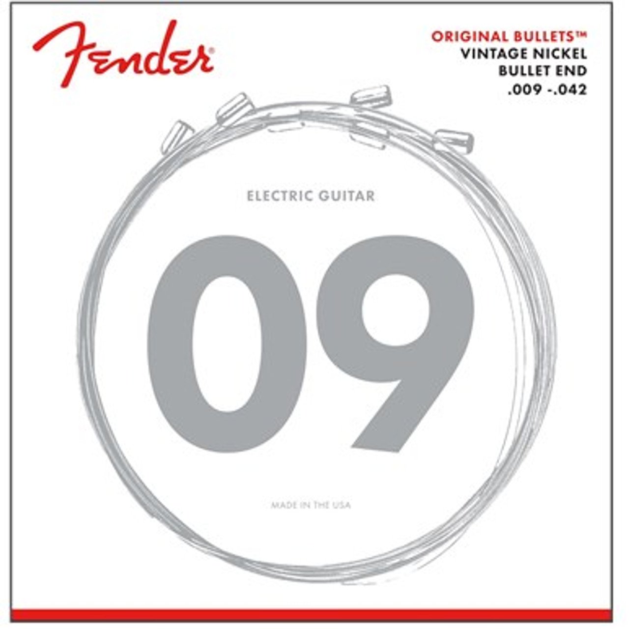 Fender Original Bullets Vintage Nickel Electric Guitar Strings Light 3150L