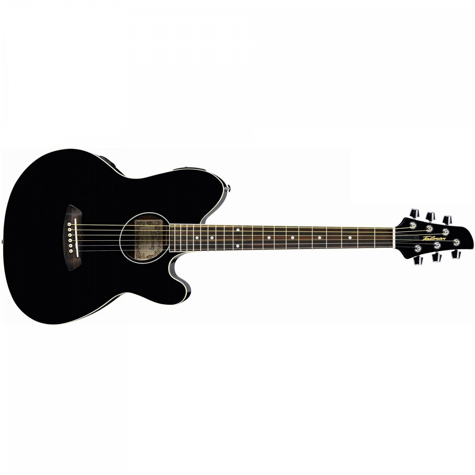 Ibanez TCY10E Talman Acoustic Electric Guitar, Black