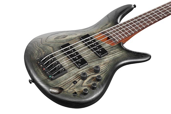 Ibanez SR605EBKT 5-String Bass Guitar, Black Stained Burst