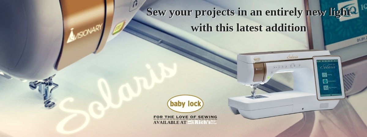 The all new Babylock Solaris