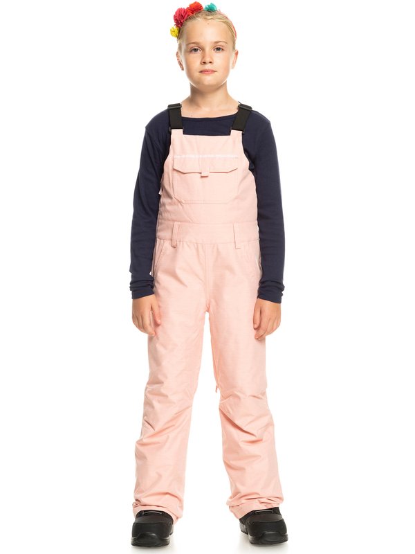 Roxy Non Stop Snow Bib Pants for Girls 8-16 - 194476029303