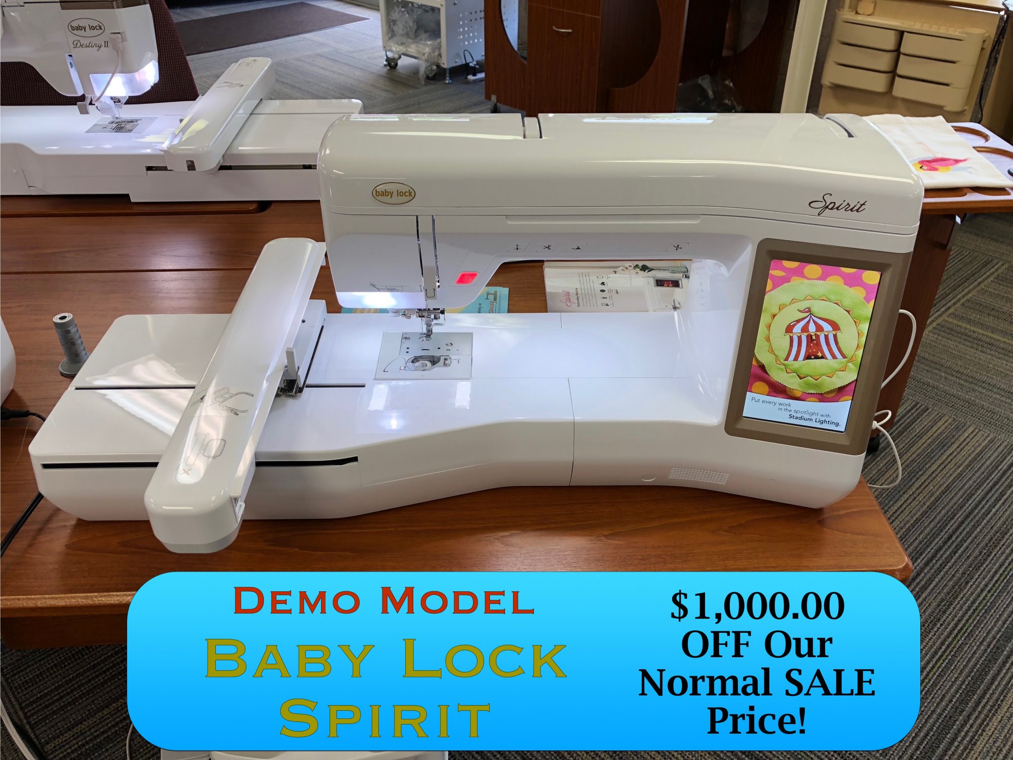 Baby Lock Spirit Demo Model