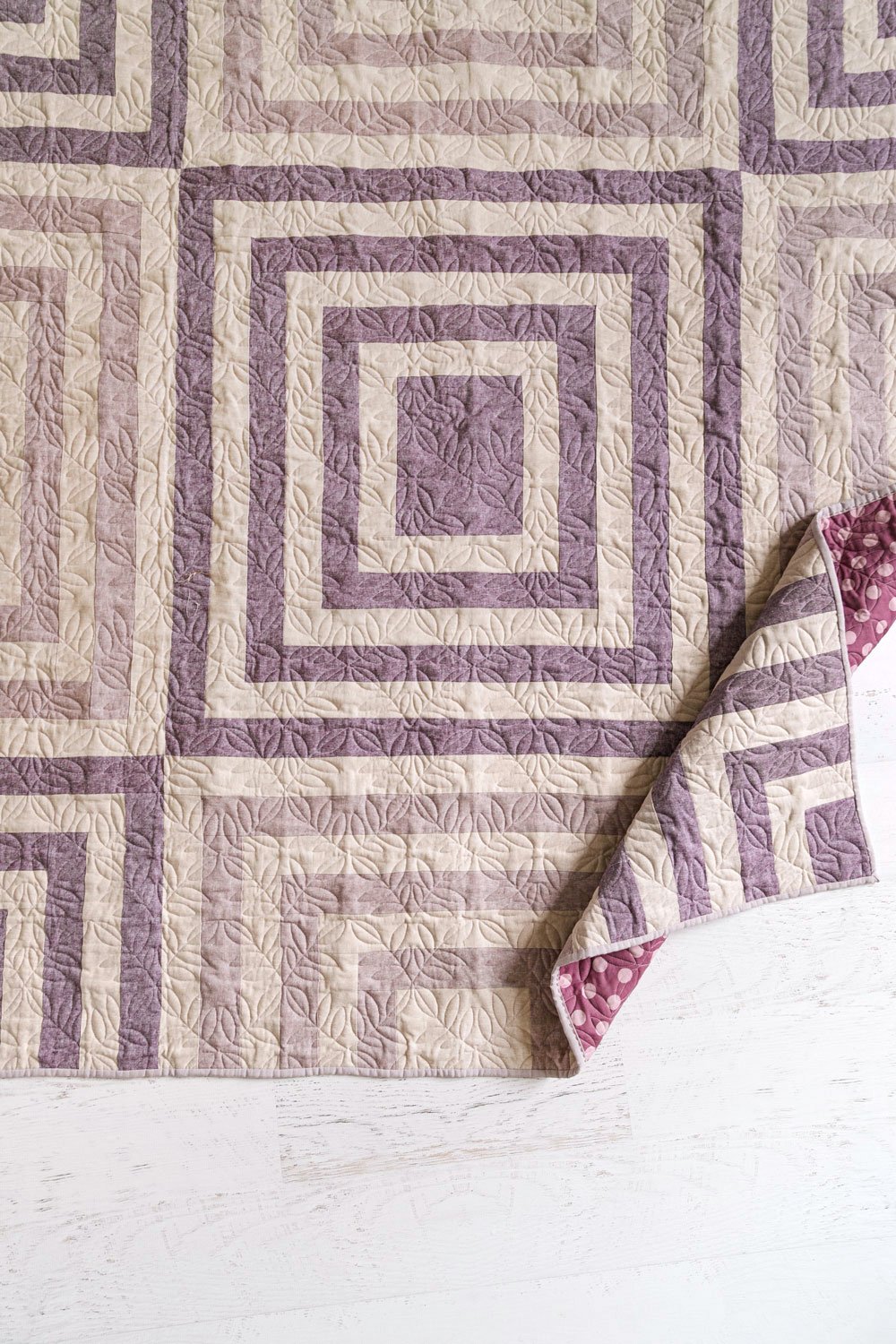 Fireside Quilt Kit by Suzy Quilts featuring Essex Linen