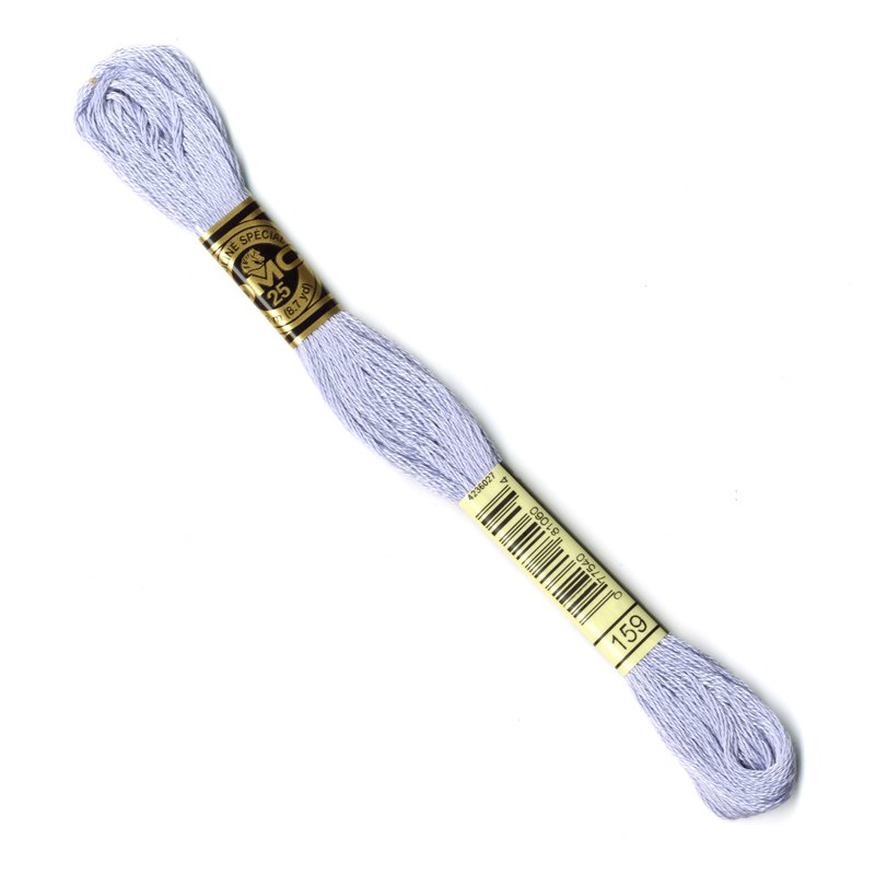 DMC Stranded Cotton Embroidery Thread - Color 159 Per Skein 100% Cotton Floss