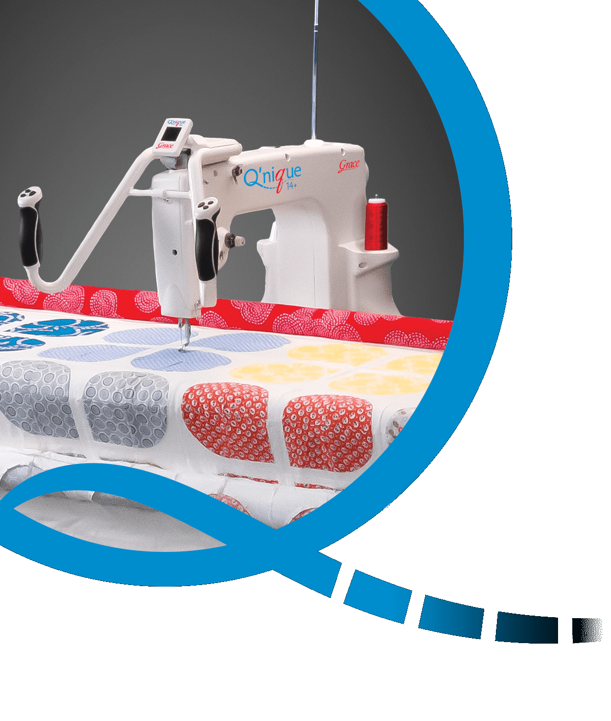 QNIQUE 15 Long Arm Quilting Machine with 10 ft Continuum King Frame