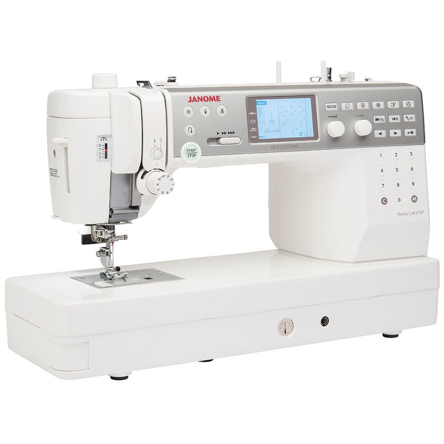 美品JANOME memorg c r a ft-6700 JANOME Memory Craft 6700P Professional Quilting and Sewing Machine