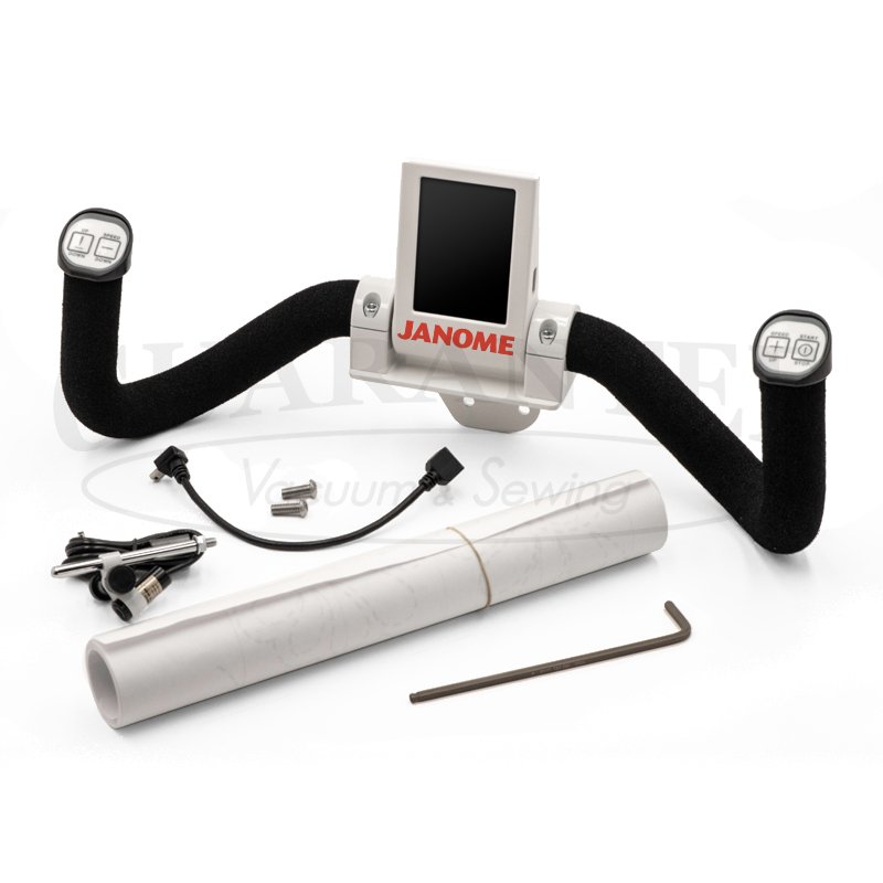 JANOME Quilt Maker Pro QMP 16 Rear Handlebars, Display and Laser Light