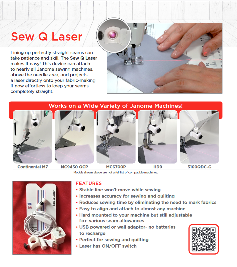 JANOME Sew Q Laser