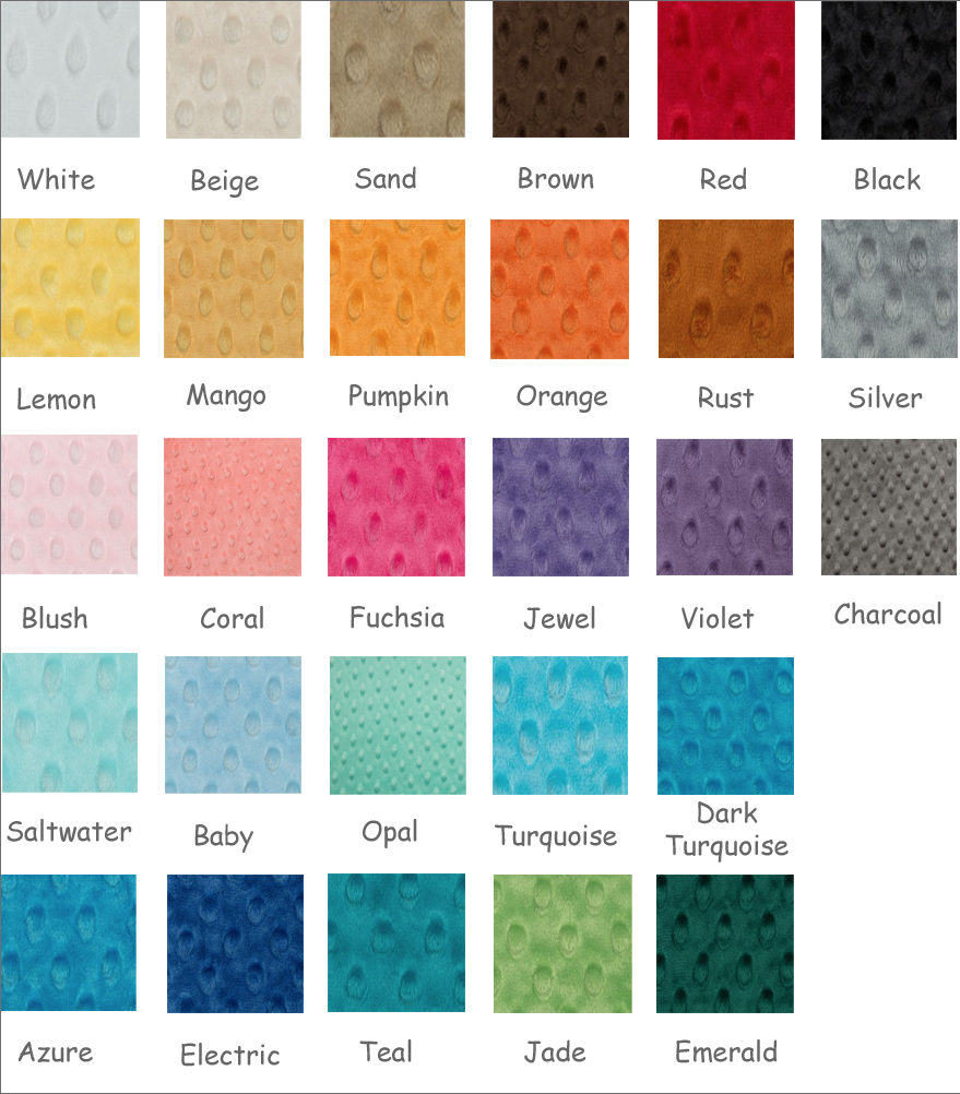 personalized minky baby blankets