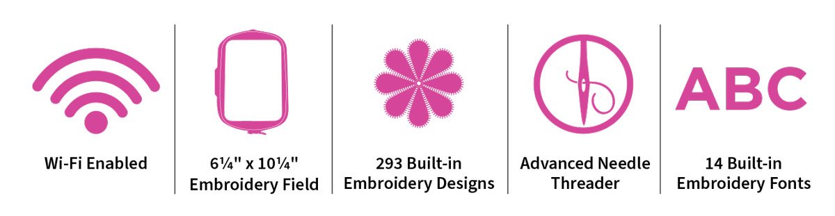 Baby Lock Flare Embroidery Machine features