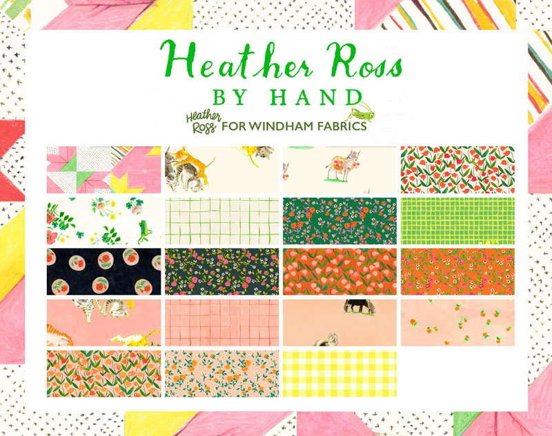 Heather Ross by Hand for Windham Fabrics