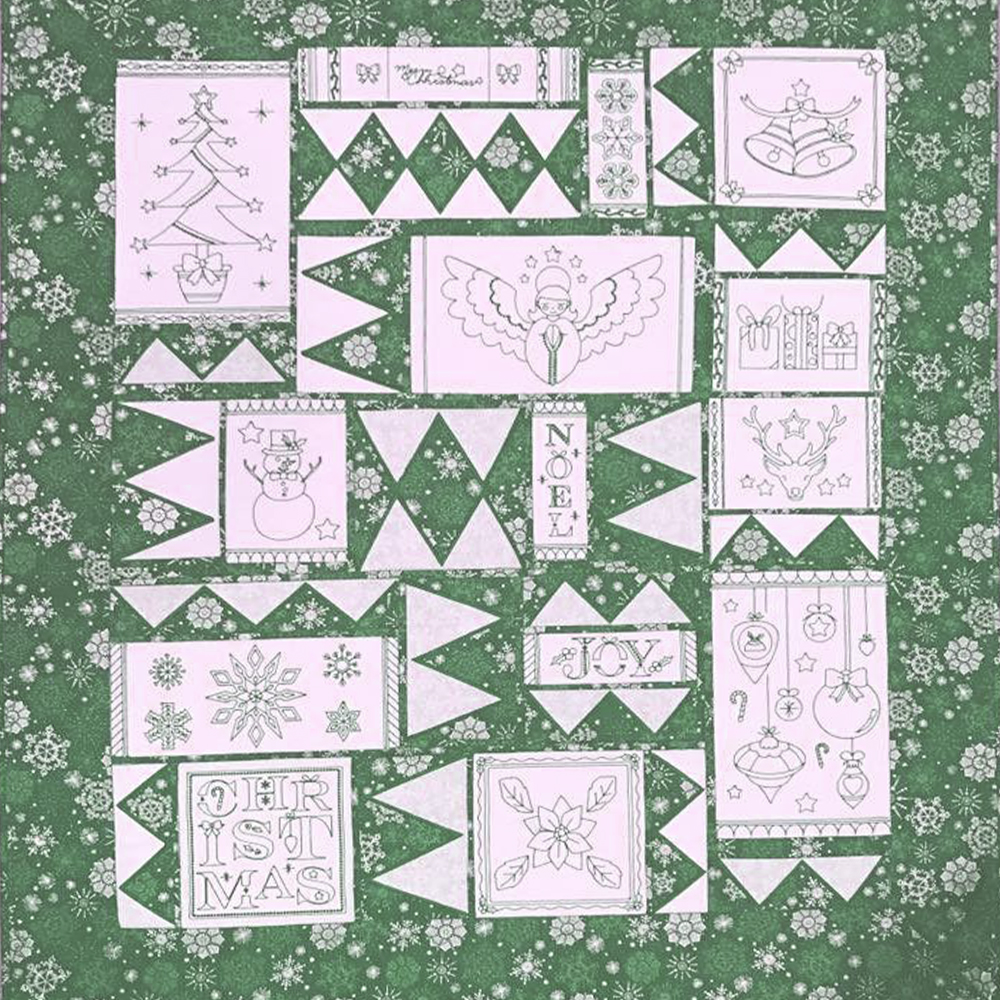 modern version of traditional quilt PATTERN Solar Eclipse Elizabeth Hartman