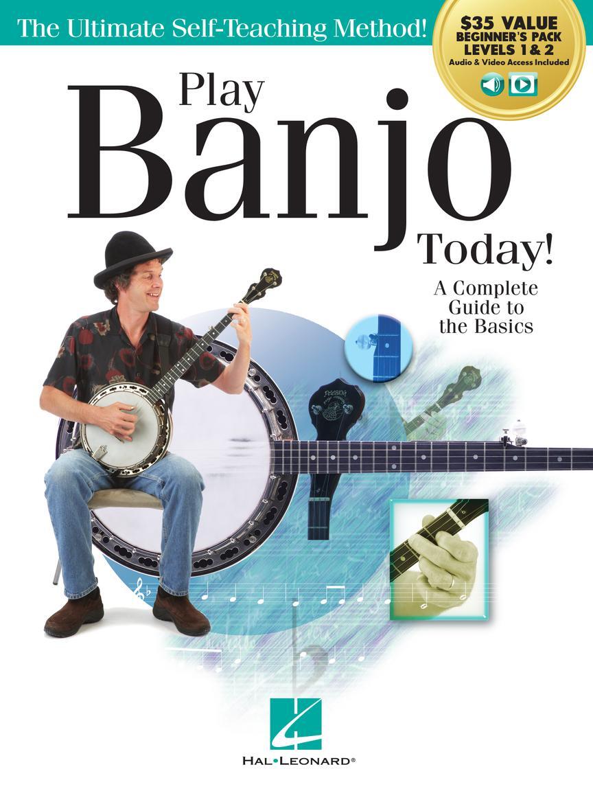 Play Banjo Today! All-in-One Beginner's Pack Includes Book 1, Book 2, Audio & Video