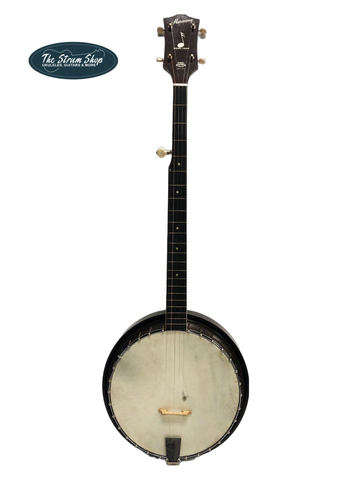 Preowned Vintage Harmony ResoTone Banjo with Resonator