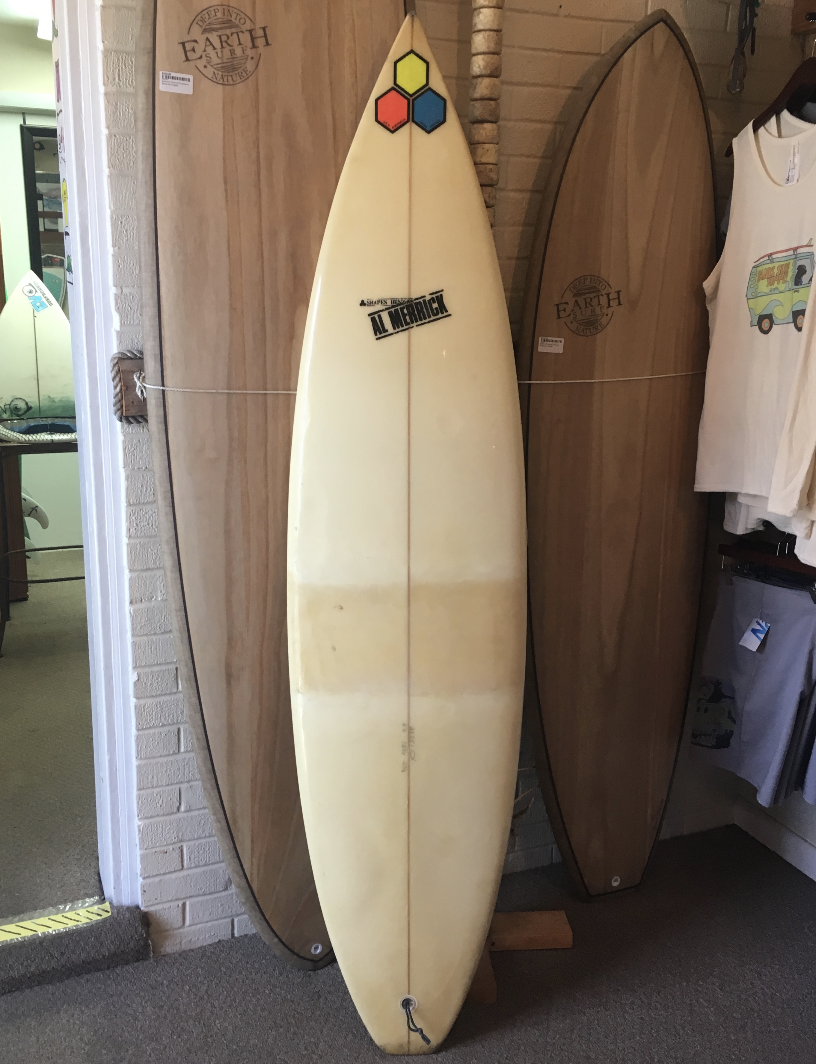 Used Al Merrick 6'6 Squashtail Surfboard
