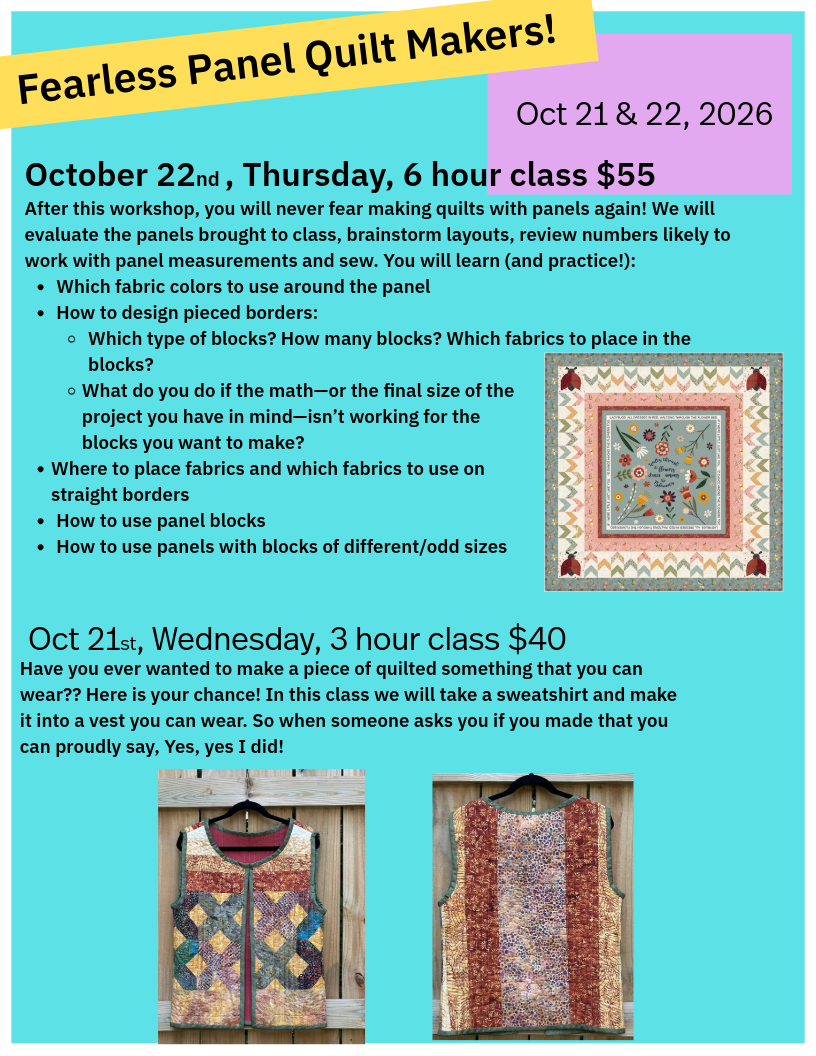 Workshops by Denise Russell