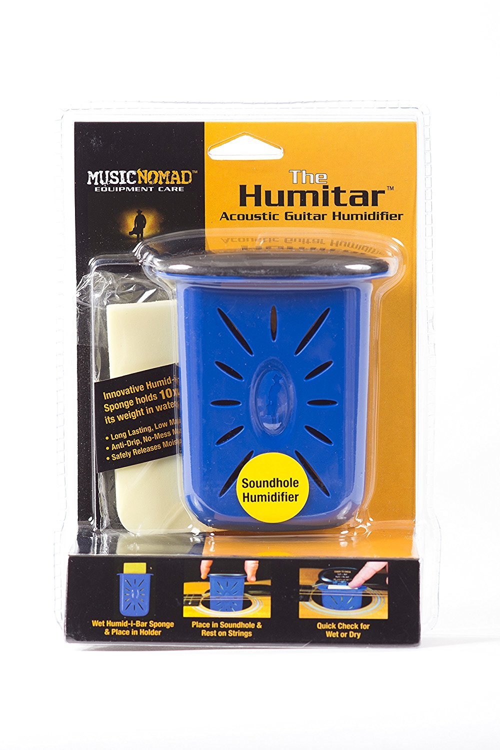 MusicNomad MN300 Humitar Acoustic Guitar Humidifier 857047002210