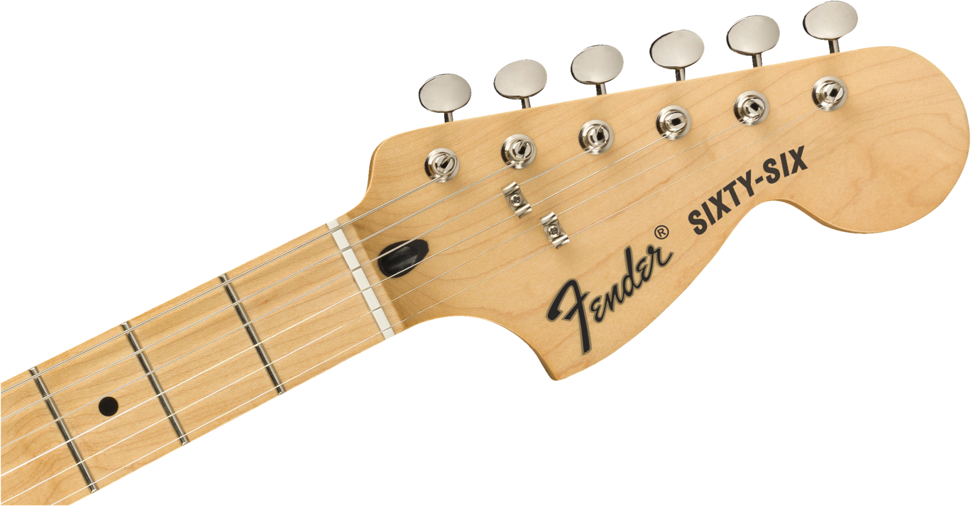 Fender Sixty-Six Electric Guitar - Maple Fingerboard - Natural