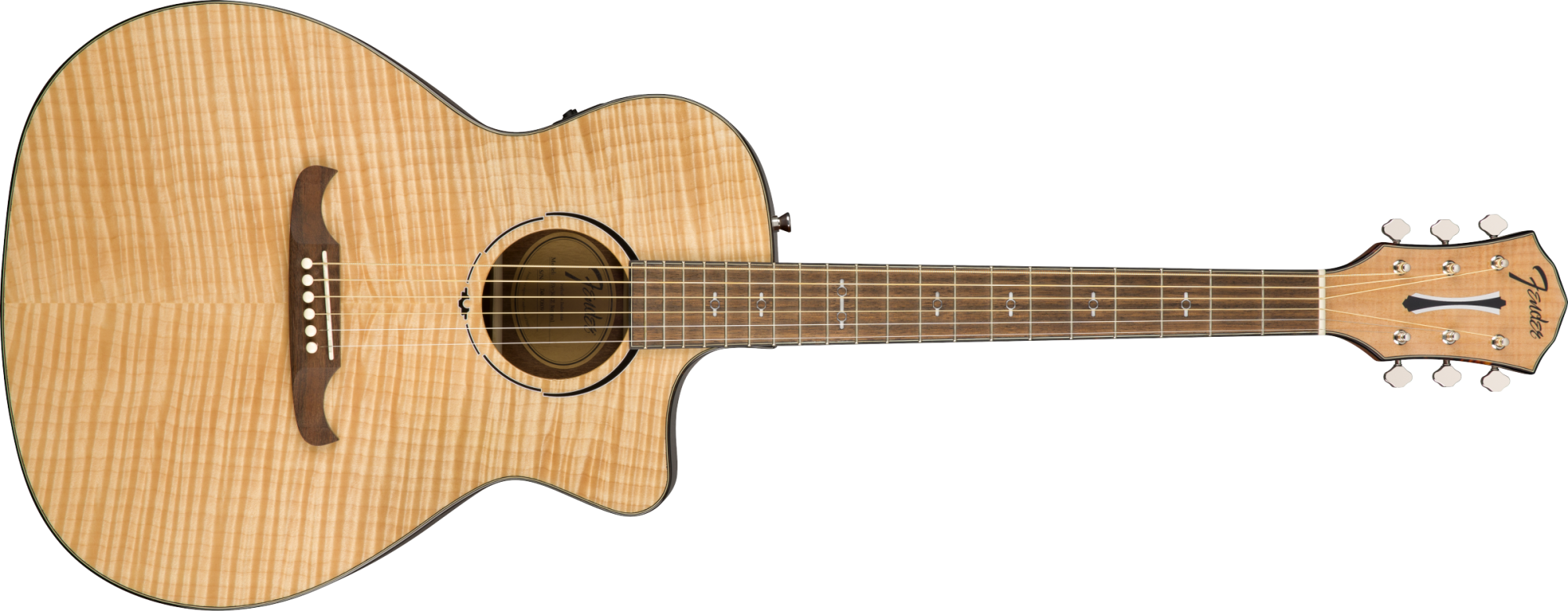 Fender FA-345CE Auditorium Acoustic/Electric - Natural - 885978902200