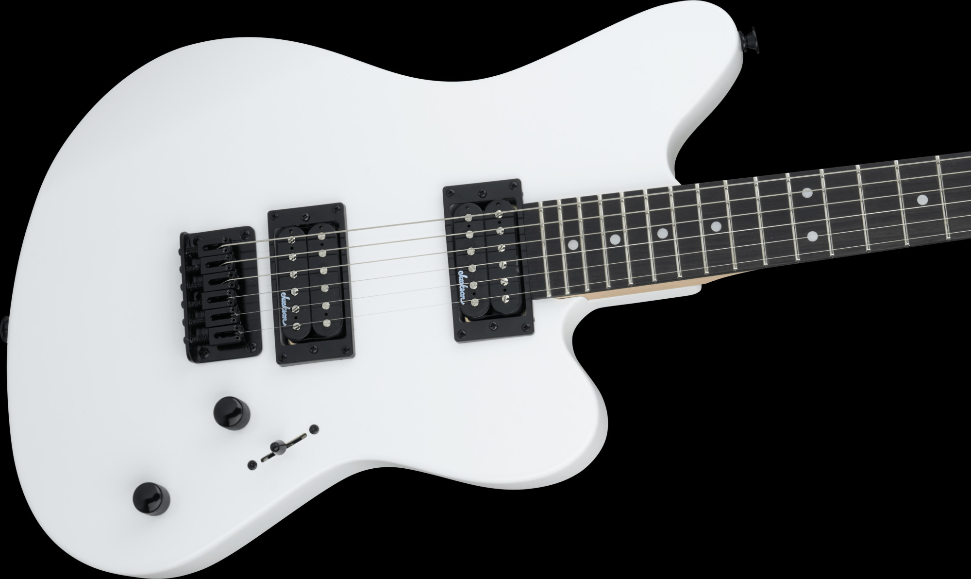 Jackson JS22 Surfcaster Electric Guitar - Snow White - 885978527311