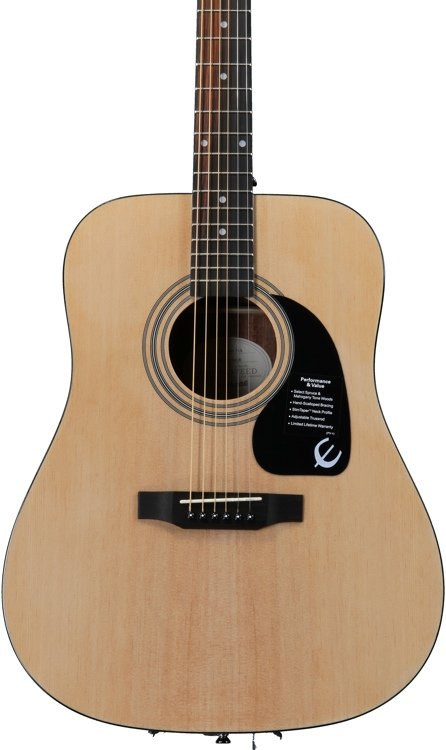 Epiphone DR-100 Acoustic Guitar - Natural - 711106260020