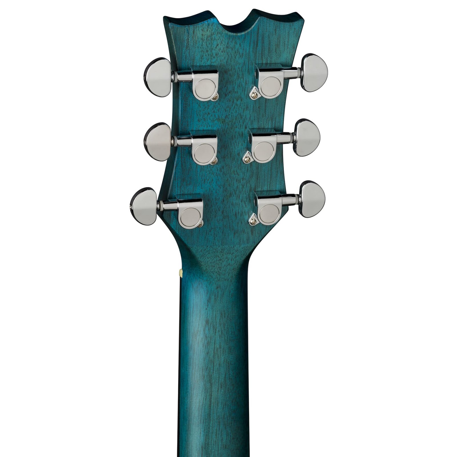 Dean Exotica Quilt Ash Acoustic Electric Guitar - Trans Blue Satin
