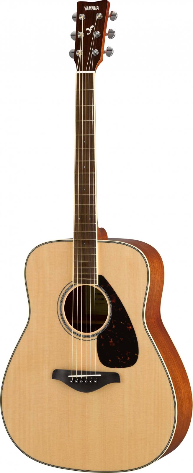 Yamaha FG820 Dreadnought Acoustic Guitar - Natural - 889025103701