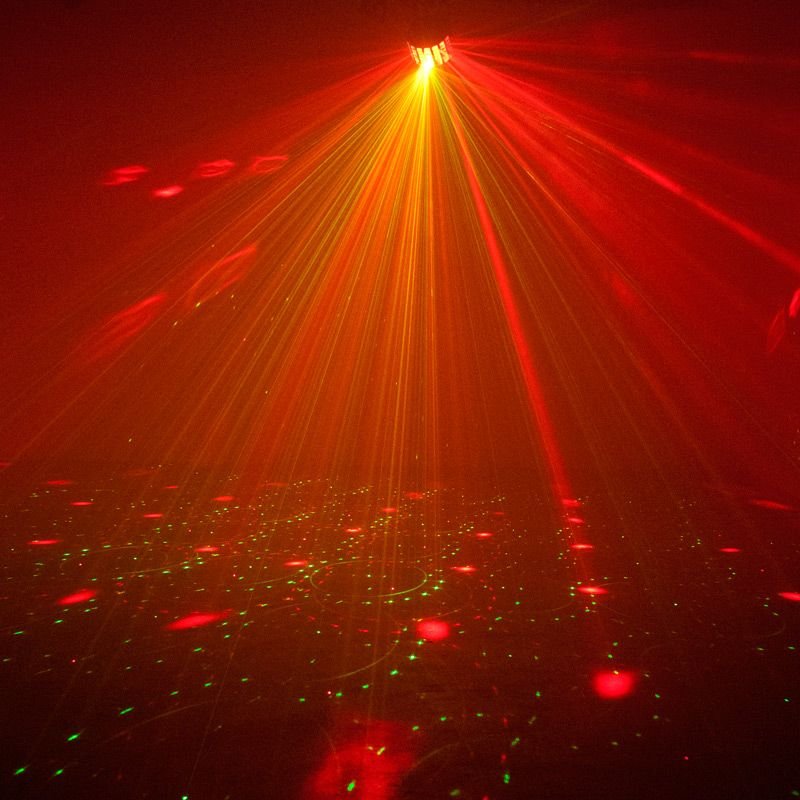 ADJ Mini Dekker LZR LED Moonflower Effect Light With Laser