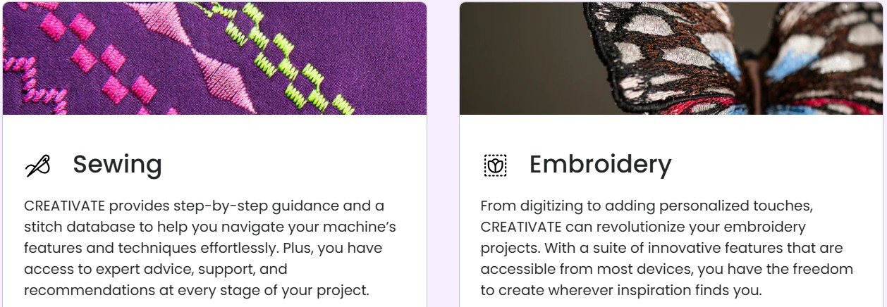 Creativate Embroidery Software