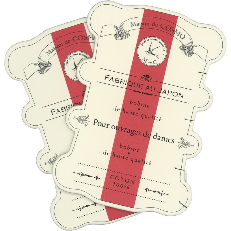 Cosmo large embroidery floss cards  2 pk  4975857690208 Cosmo large embroidery floss cards  2 pk  4975857690208