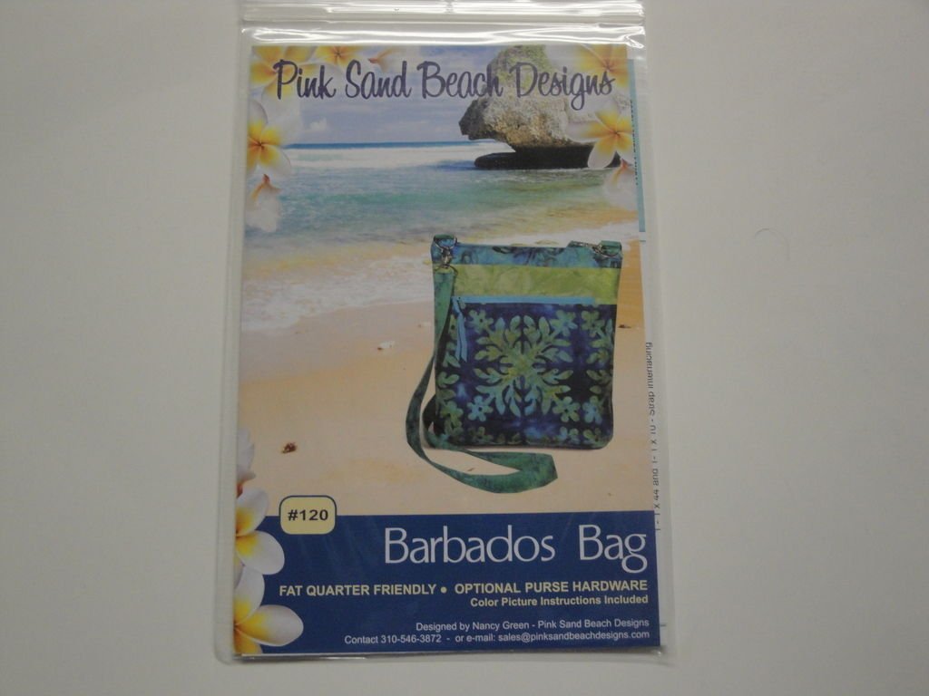 Huntington Hobo Purse-Pink Sand Beach Designs-Fat Quarter Friendly