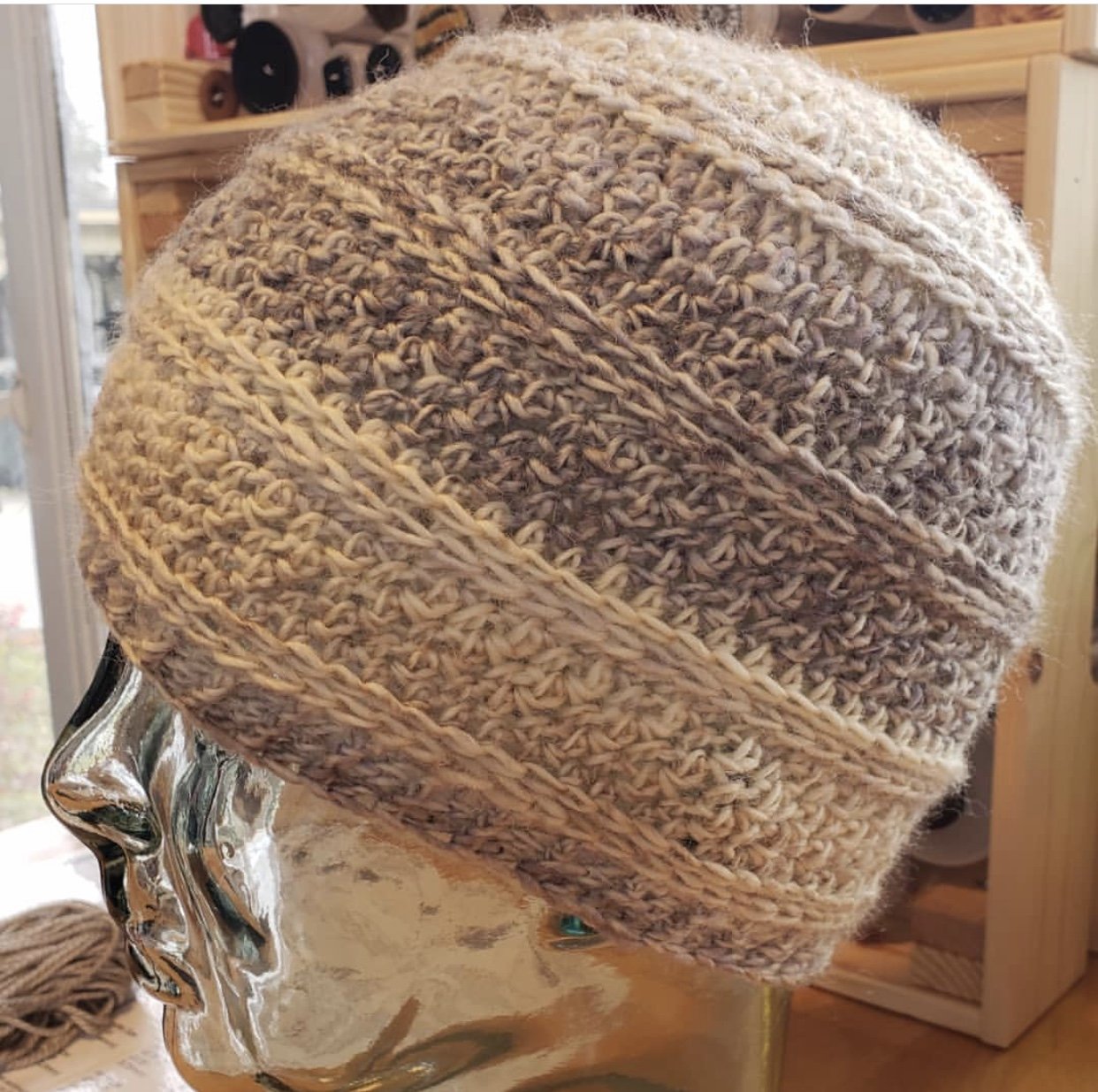Crochet the Simple Seed Stitch Beanie