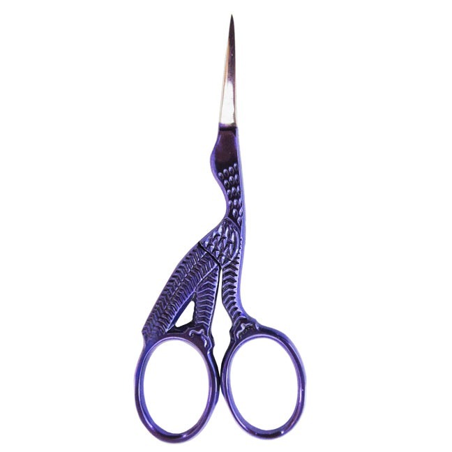 Allary 3.5 Stork Embroidery Scissors with Needlepoint Tips