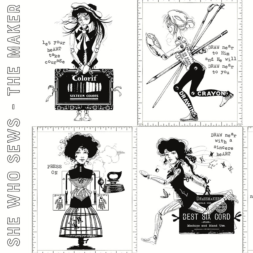 She Who Sews–The Maker Sew by No. Colorbook in White (PRE-ORDER)