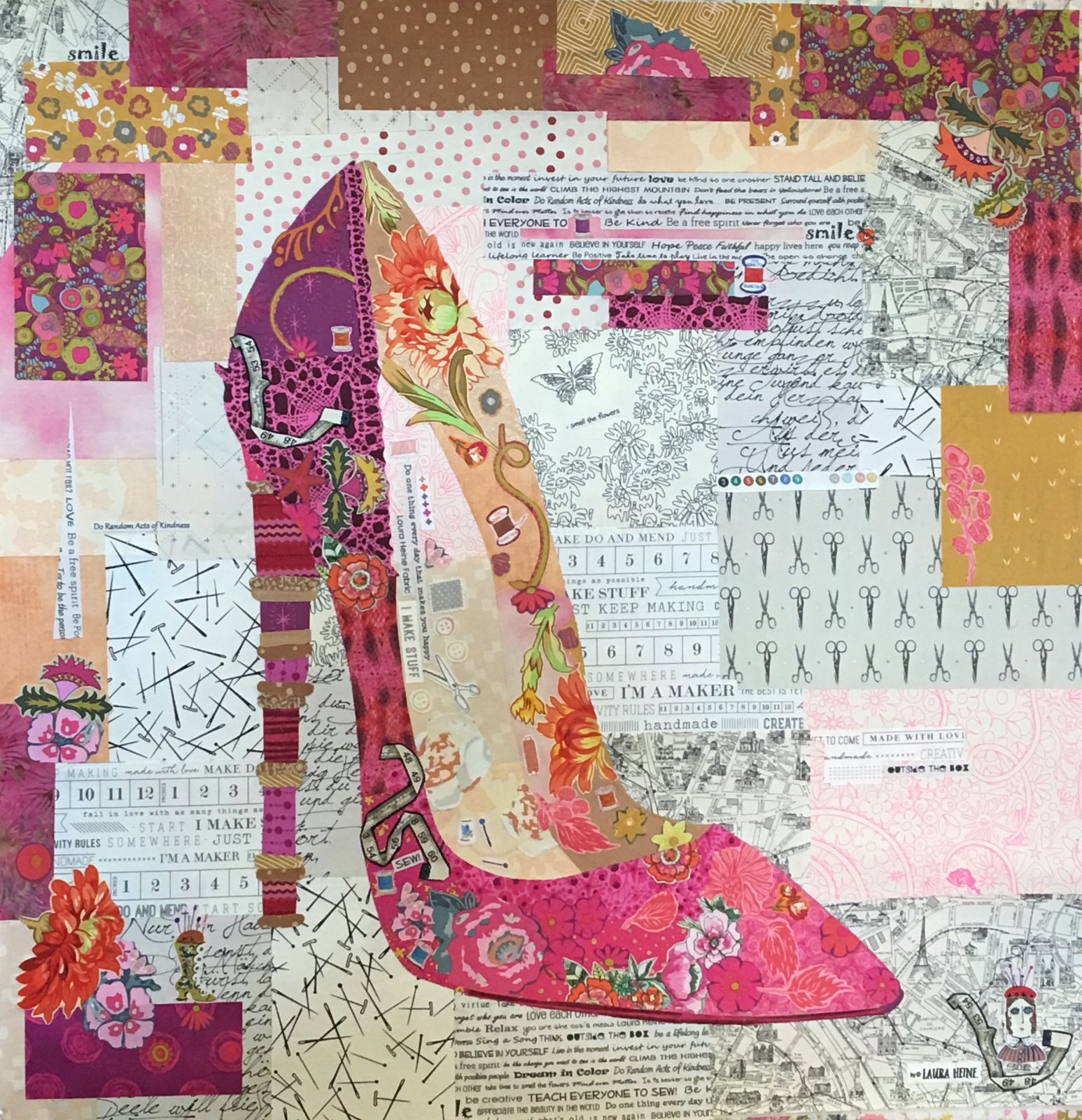 Collage Kits by Laura Heine