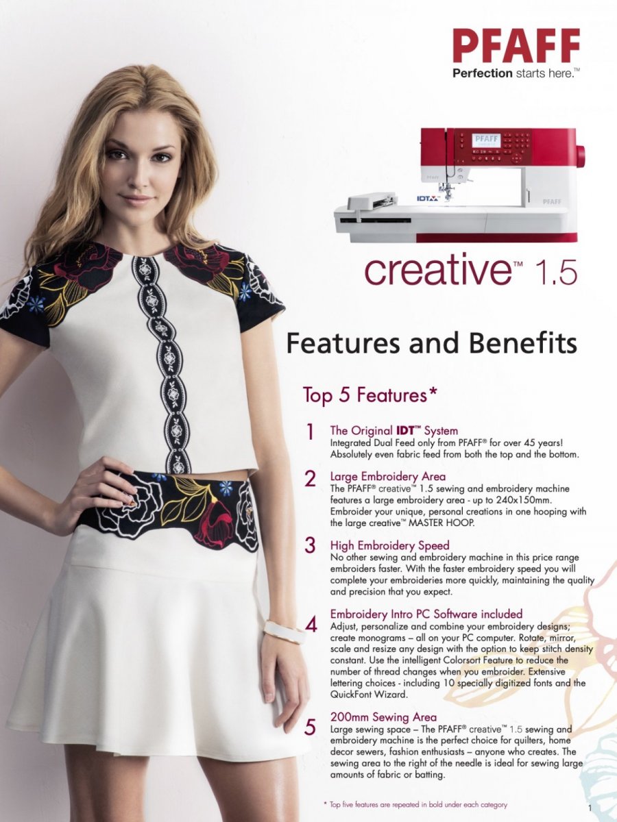 Pfaff Creative 1.5