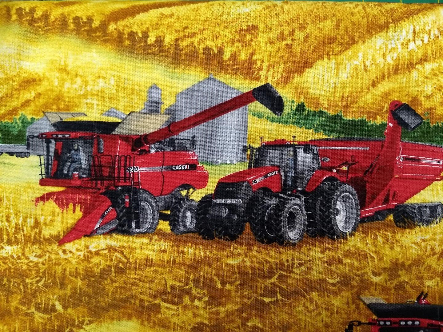 Case International Harvester Cotton Fabric Case/Ih Cotton Quilting Fabric Sold By The Yard (746507186549)