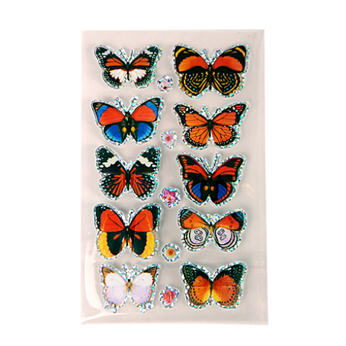 3D Butterfly Stickers 735569060157