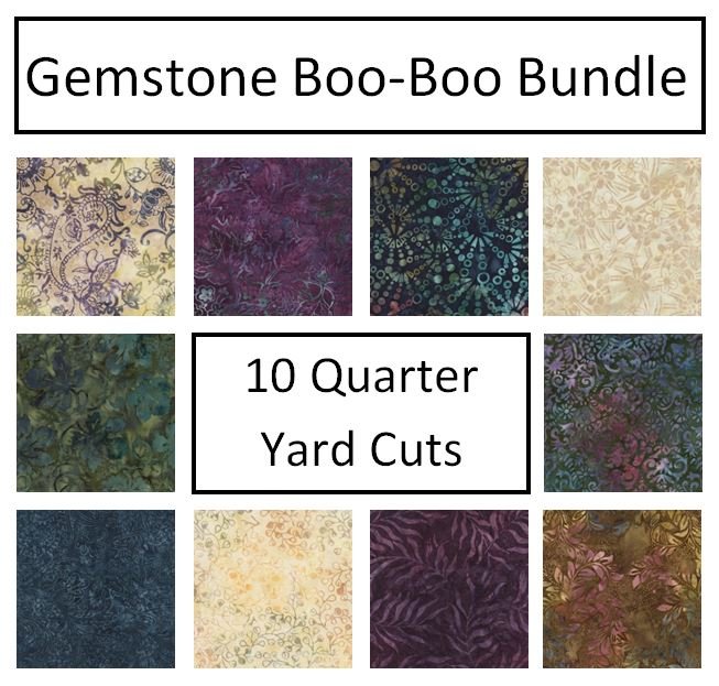 Quarter Yard Bundle of 10 Cuts