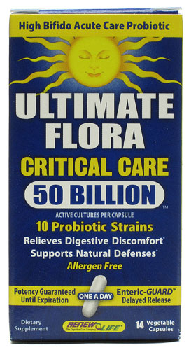 Renew Life Ultimate Flora Critical Care 50 Billion 14 Vcaps 
