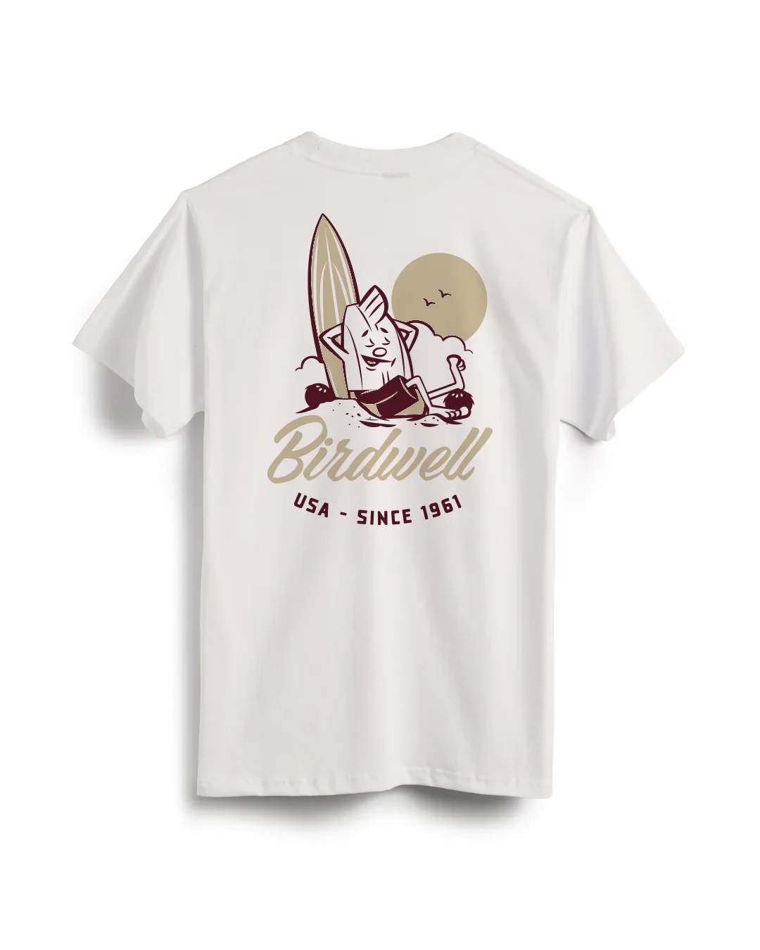 Birdwell Pau T-Shirt Vintage White