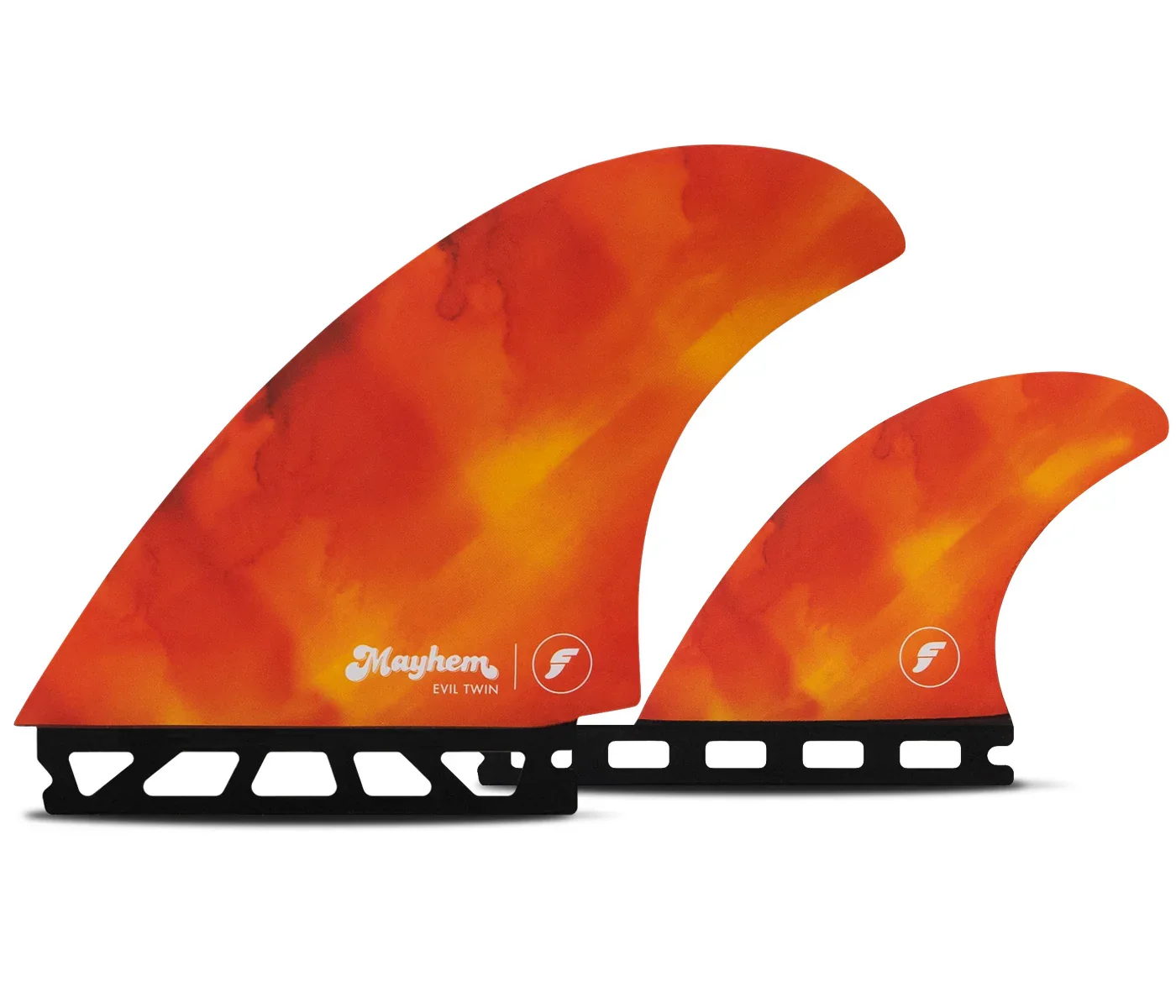Futures Mayhem Medium Evil Twin +1 - Red/Orange