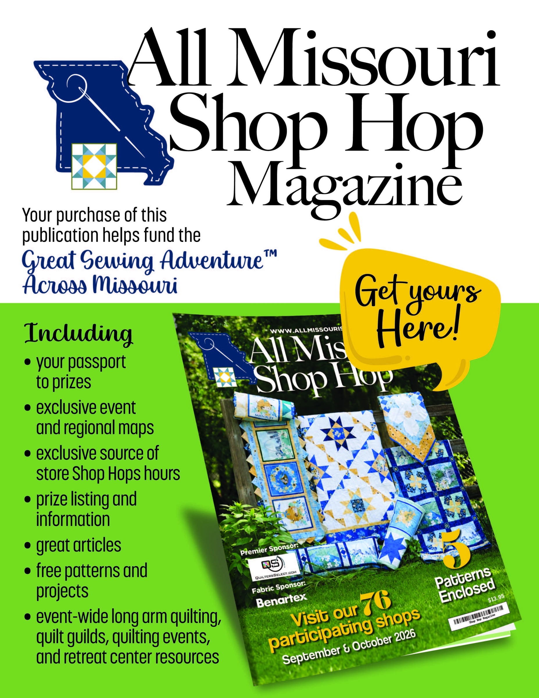 All Missouri Shop Hop Magazine 2026 *Pre-Order ETA Mid/Late July